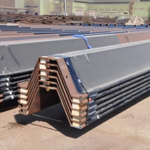 High Quality JIS Q235 Q255b Type 3 Sy390 650mm 800mm Width Low Price Steel Sheet Pile