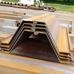 Hot Selling Sheet Pile Hot Rolled Type 2 Sy295 Sy390 Steel Sheet Pile