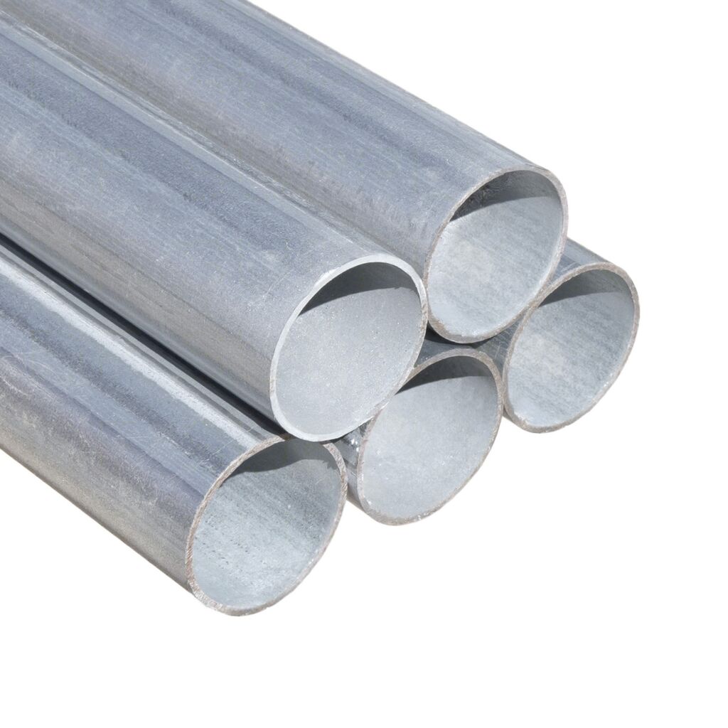 Hot Dipped Hollow Tube Pre Galvanized 6 Meter Customized Seamless / ERW / Welded Carbon Steel Square / Round Pipe